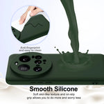 Premium Magnetic Silicone Case with Flocking Inside & Detachable Strap for Xiaomi 15 Ultra