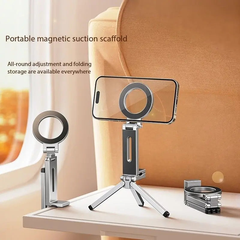 Universal Foldable Magnetic Phone Tripod Stand