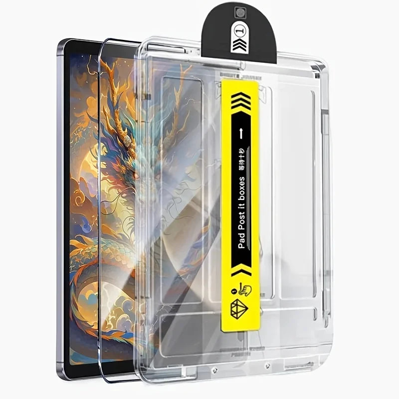 Crystal Clear Tempered Glass + Install Kit for iPad Air M2 (2024)