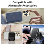 Genuine Leather MagSafe Case & Tempered Glass Protector for iPhone 14