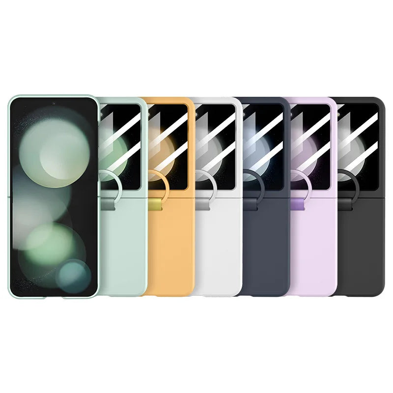Samsung Galaxy Z Flip 7 Skin Feel Glass Phone Case