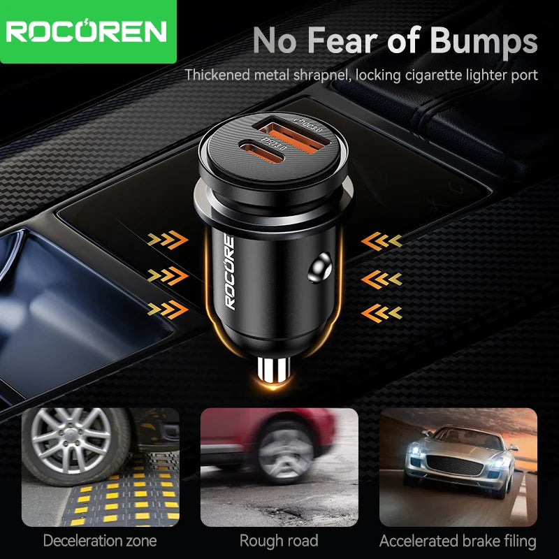 Rocoren PD 35W Mini USB Car Charger