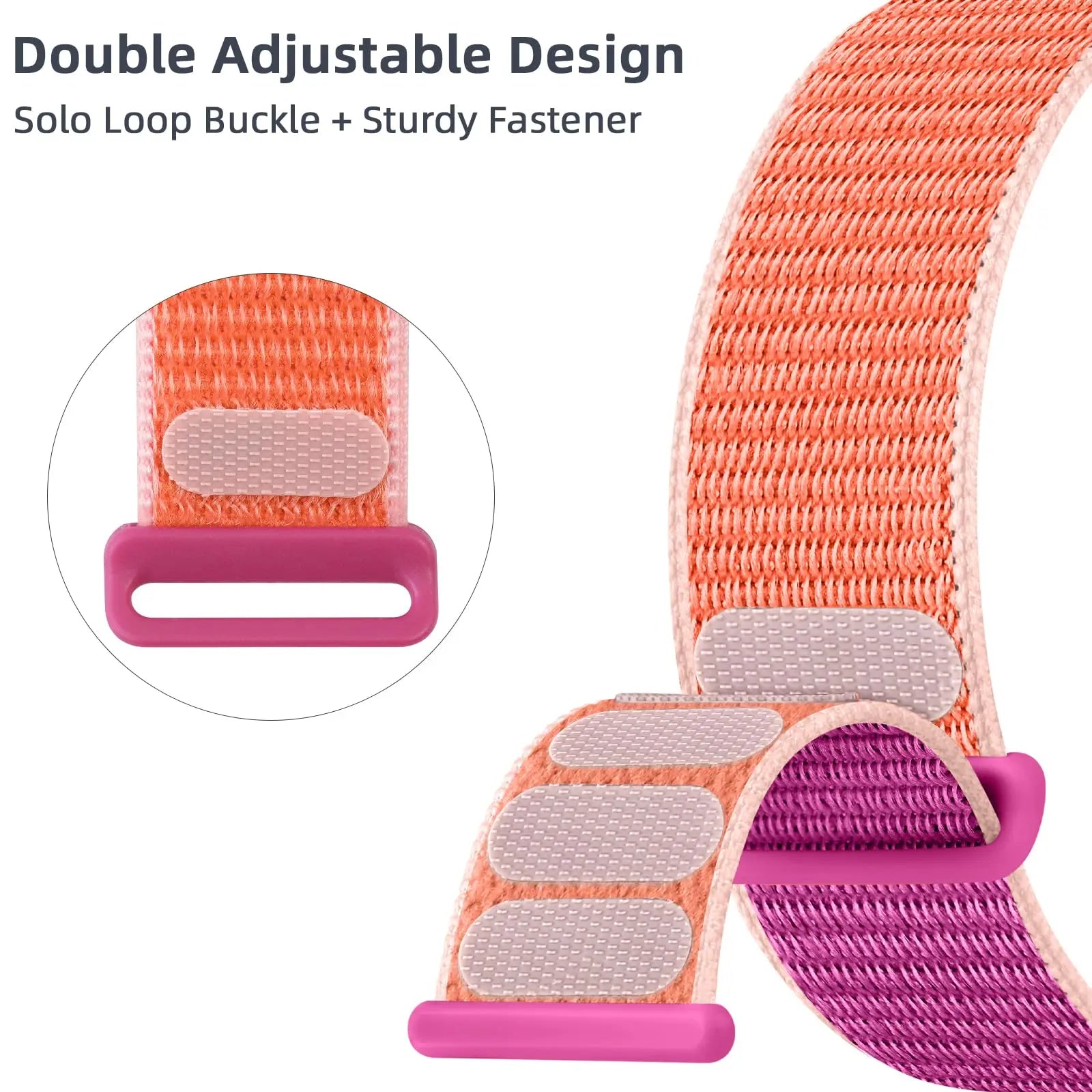Comfortable Nylon Loop Strap for Apple Watch