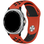 Dual Color Soft Silicone Sport Band for Samsung Galaxy Watch 8 & Galaxy Watch 8 Classic