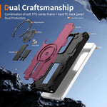 Heavy-Duty Shockproof Magnetic Case with Kickstand for Samsung Galaxy S25 Series