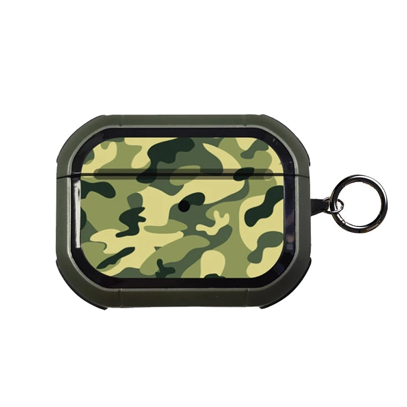Shockproof Camouflage TPU+PC Case for AirPods Pro