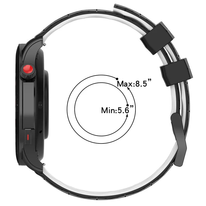 Soft Silicone Football Pattern Watchband for Samsung Galaxy Watch 8 / Galaxy Watch 8 Classic