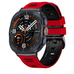 Two-Tone Perforated Silicone Sport Strap for Samsung Galaxy Watch Ultra 2