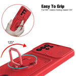 Samsung Galaxy S25 Series Magnetic Phone Case with Camera Cover & Card Slot