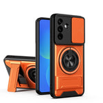 Samsung Galaxy A27 Armor Case with Slide Camera Lens Cover