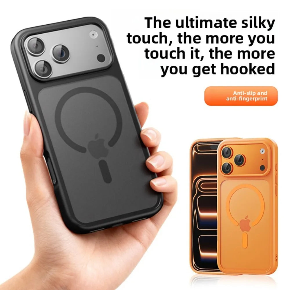 Luxury Matte MagSafe Shockproof Case for iPhone 17 Series
