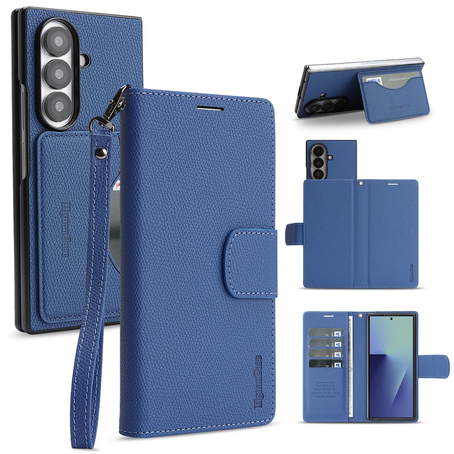 Fashion Shockproof Wallet Case for Samsung Galaxy Z Fold 6