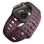 Perforated Silicone Sport Band with Ventilation Holes for Apple Watch
