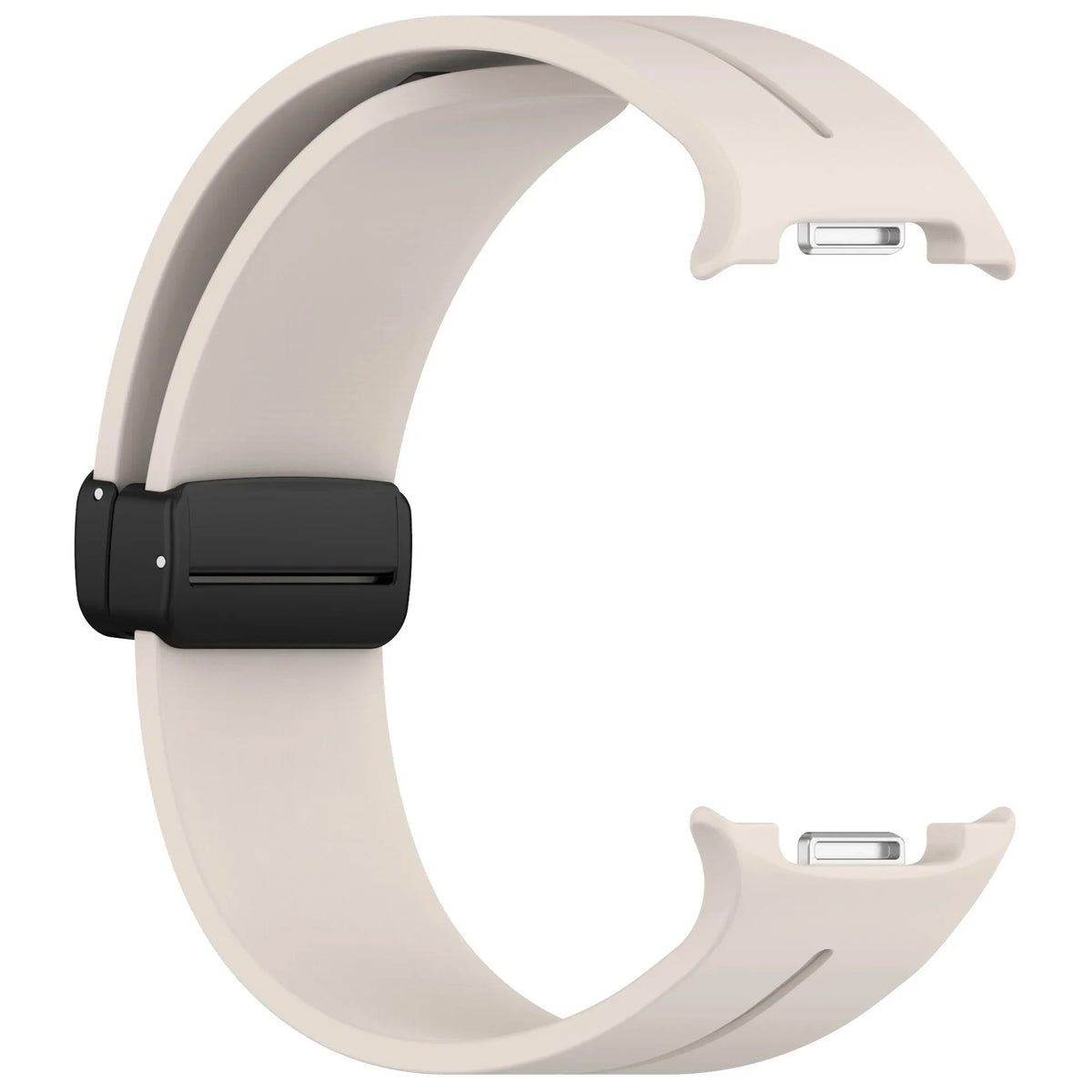 Silicone Smartwatch Band with Magnetic Snap Closure for Samsung Galaxy Watch 9