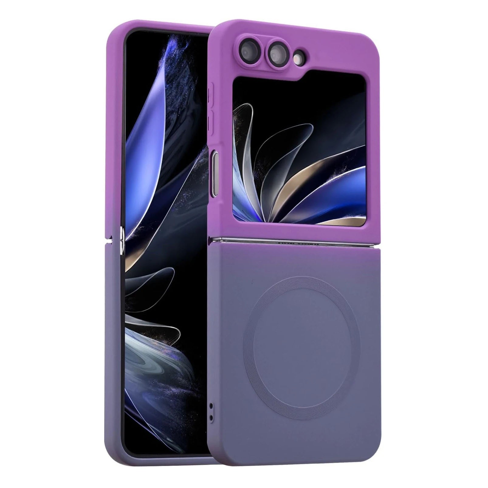 Soft Silicone Gradient Magnetic Case for Samsung Galaxy Z Flip 6