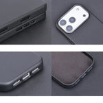 Handcrafted Cowhide Leather MagSafe Case with Precise Independent Button Design for iPhone 17 Series
