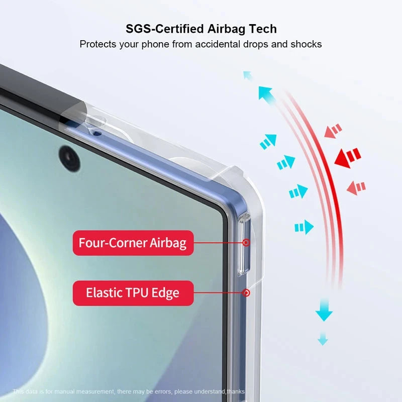 Hard PC Hinge Protection Case with Four-Corner Airbag Padding for Samsung Galaxy Z Fold 8 Ultra