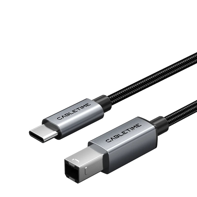 CABLETIME USB-C to USB-B Printer Cable