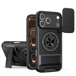 MagSafe Compatible Case for iPhone 17 Series with Rotating Ring and Camera Cover