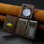 Card Holder Crossbody Lanyard Wallet Leather Phone Case for Samsung Galaxy Z Flip 5