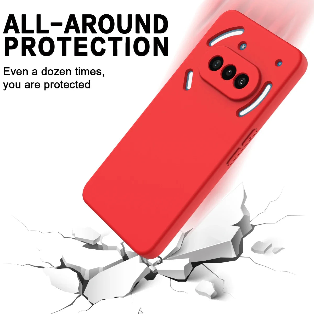 Premium Liquid Silicone Lanyard Case Shockproof Matte for Nothing Phone 3a / 3a Pro