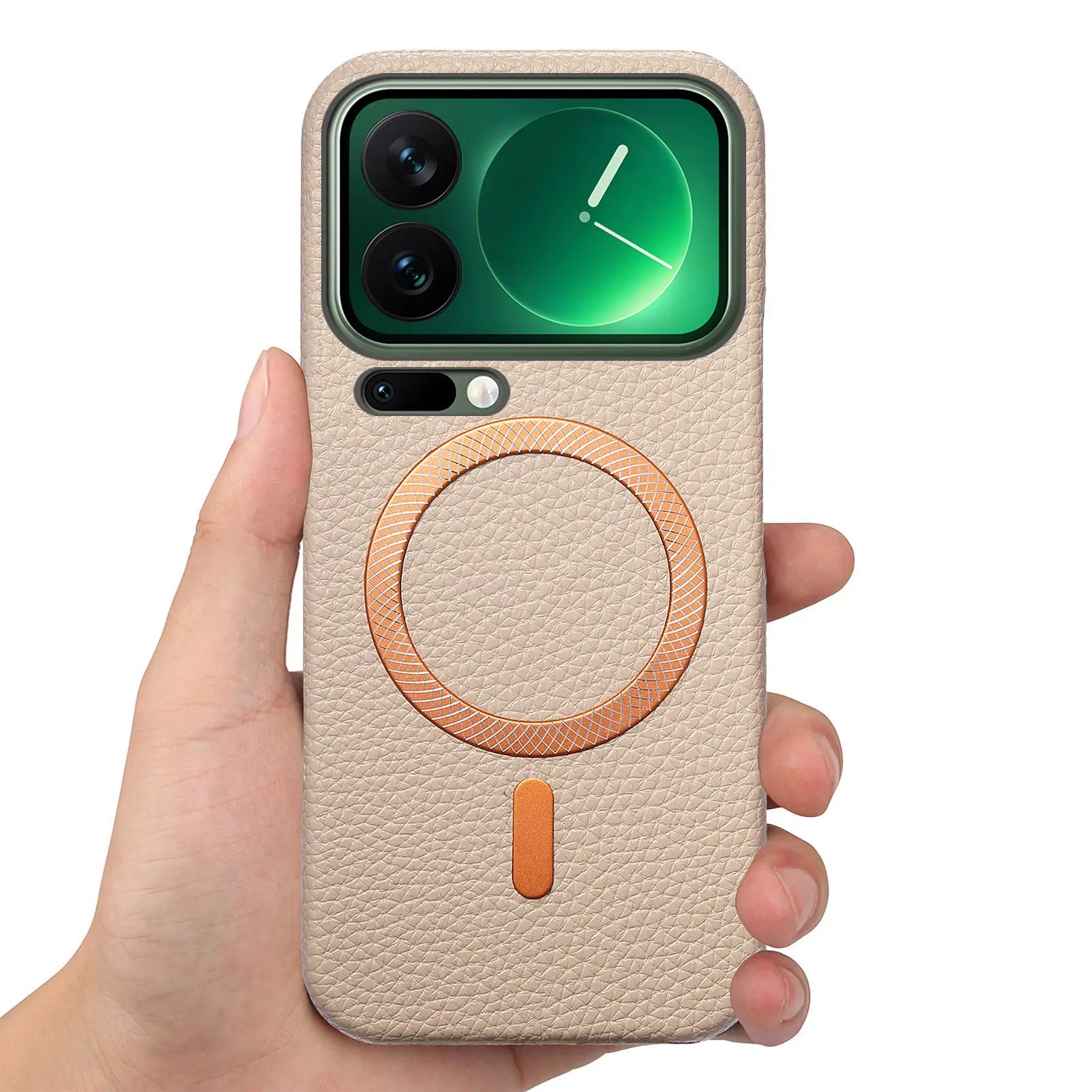 Business Lychee Grain Leather Case for Xiaomi 17 Series
