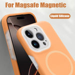 Fluorescent Jelly Liquid Silicone MagSafe Case for iPhone 16 Series