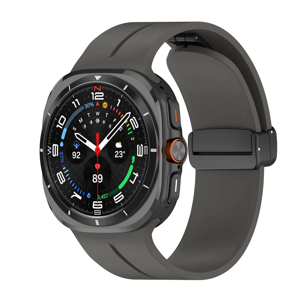 Silicone Magnetic Bracelet for Samsung Galaxy Watch Ultra and Samsung Galaxy Watch Ultra (2025)
