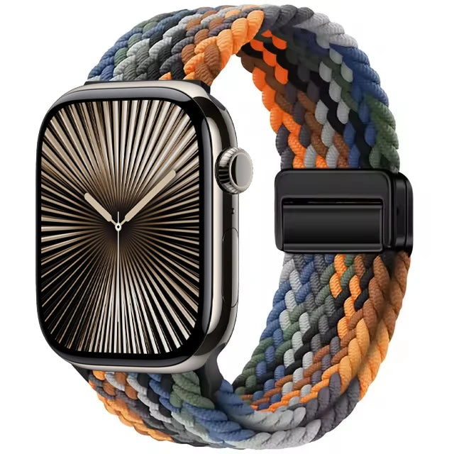 Premium Nylon Braided Strap for Apple Watch