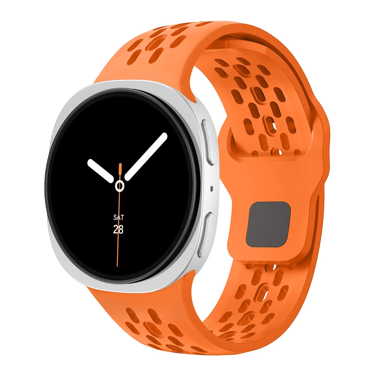 Breathable Rubber Wristband for Samsung Galaxy Watch 8 & Galaxy Watch 8 Classic