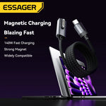 Essager 140W USB-C to MagSafe 3 Magnetic Charging Cable