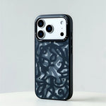 Frosted Graffiti MagSafe Case with Alloy Lens Cover for iPhone 17 Series