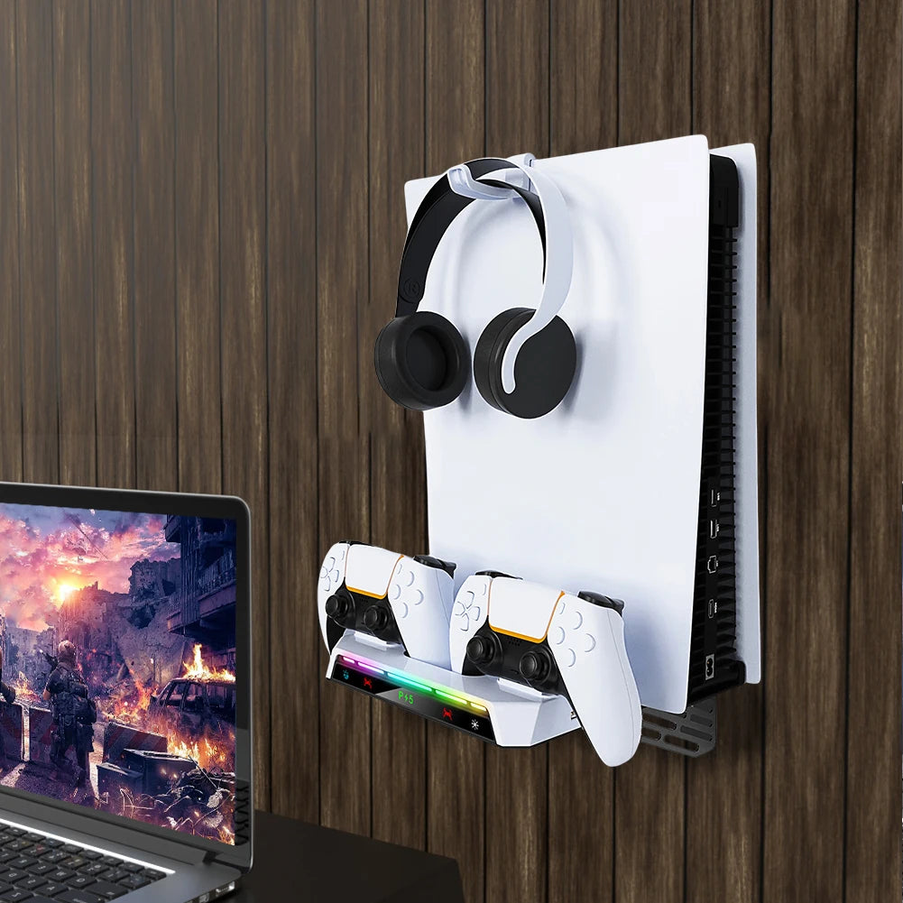 Wall Dual Controller Charging Station PlayStation 5 Bracket