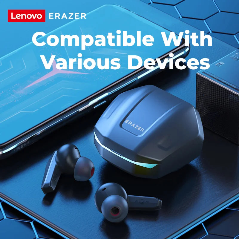 Lenovo ERAZER Bluetooth 5.4 Gaming Earphones