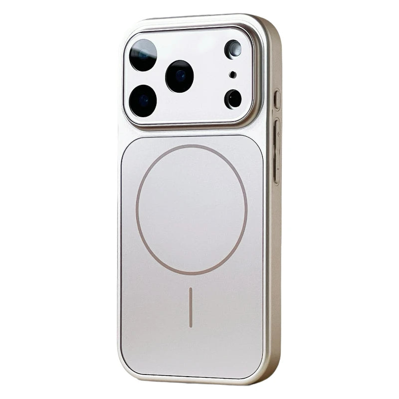 High-Quality MagSafe Case with Camera Lens Glass and Soft Frosted Grip for iPhone 17 Series