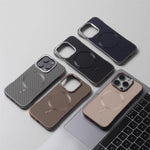 Ultra-Thin Frameless Carbon Fiber MagSafe Case for iPhone 16 Series
