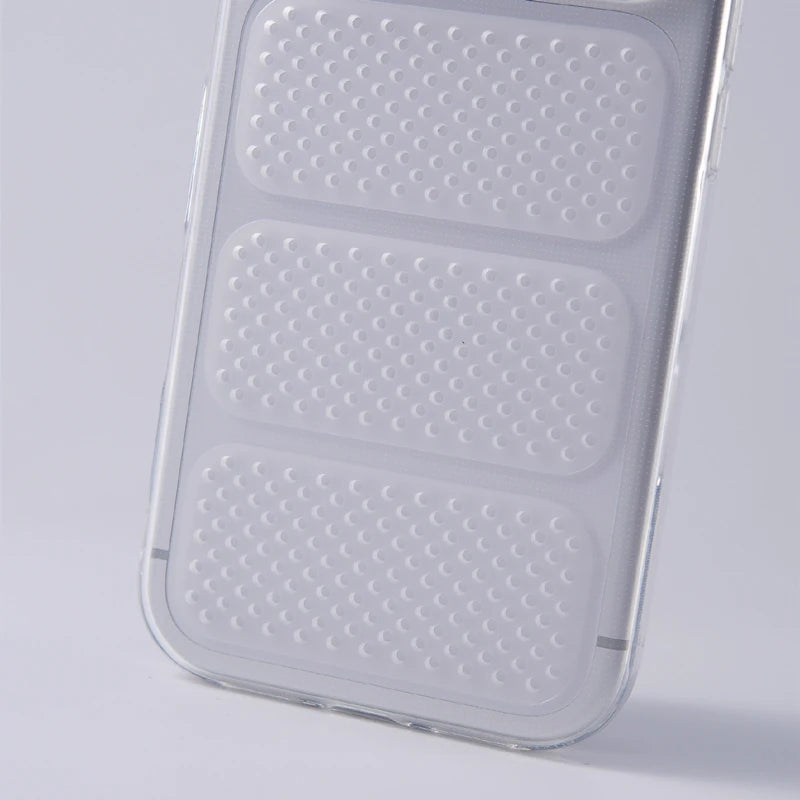 Ultrathin Matte Silicone Hollow Mesh Cooling Case for iPhone 18 Series