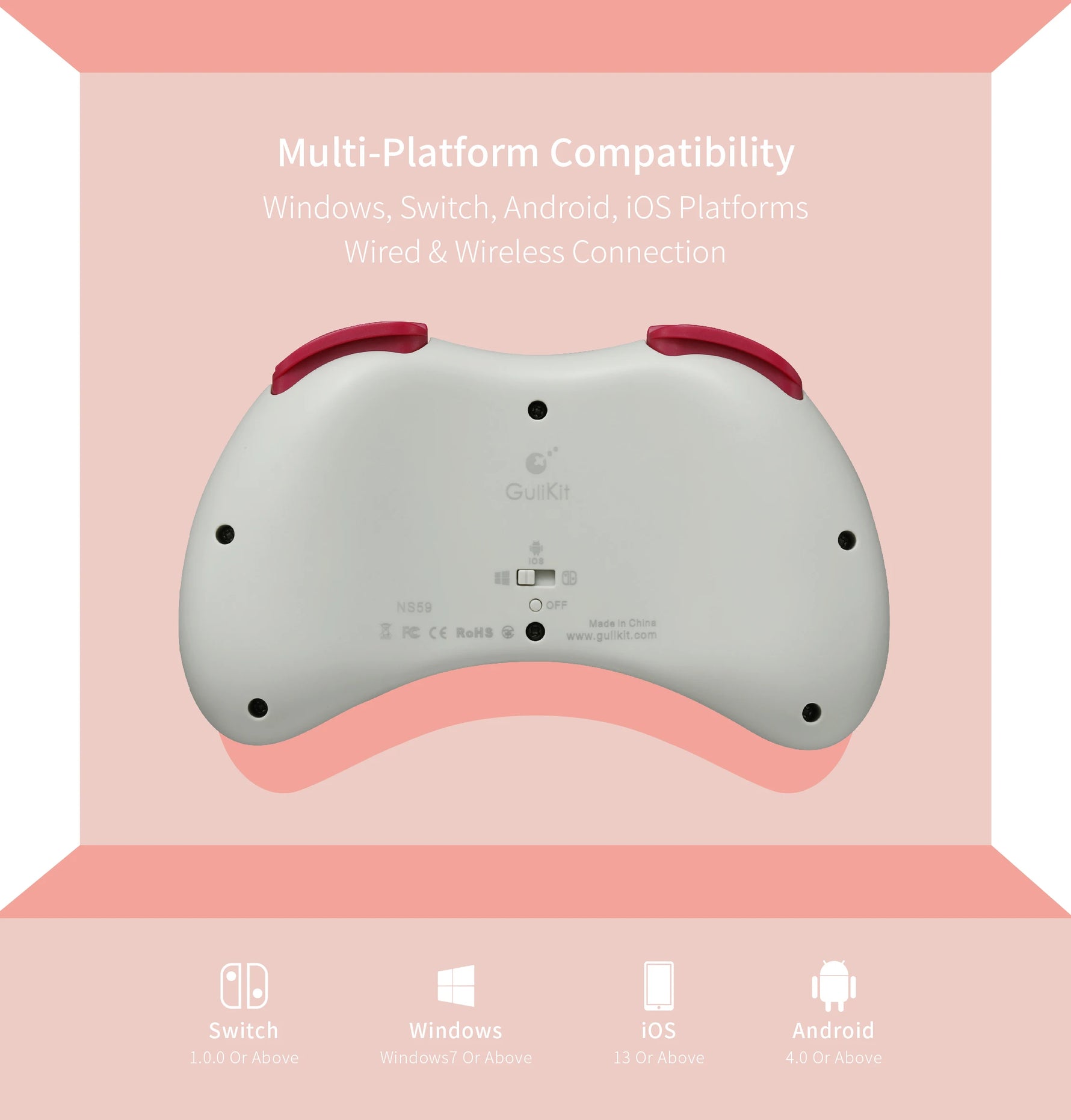 GuliKit Elves 2 Pro Multi-Device Wireless Gamepad