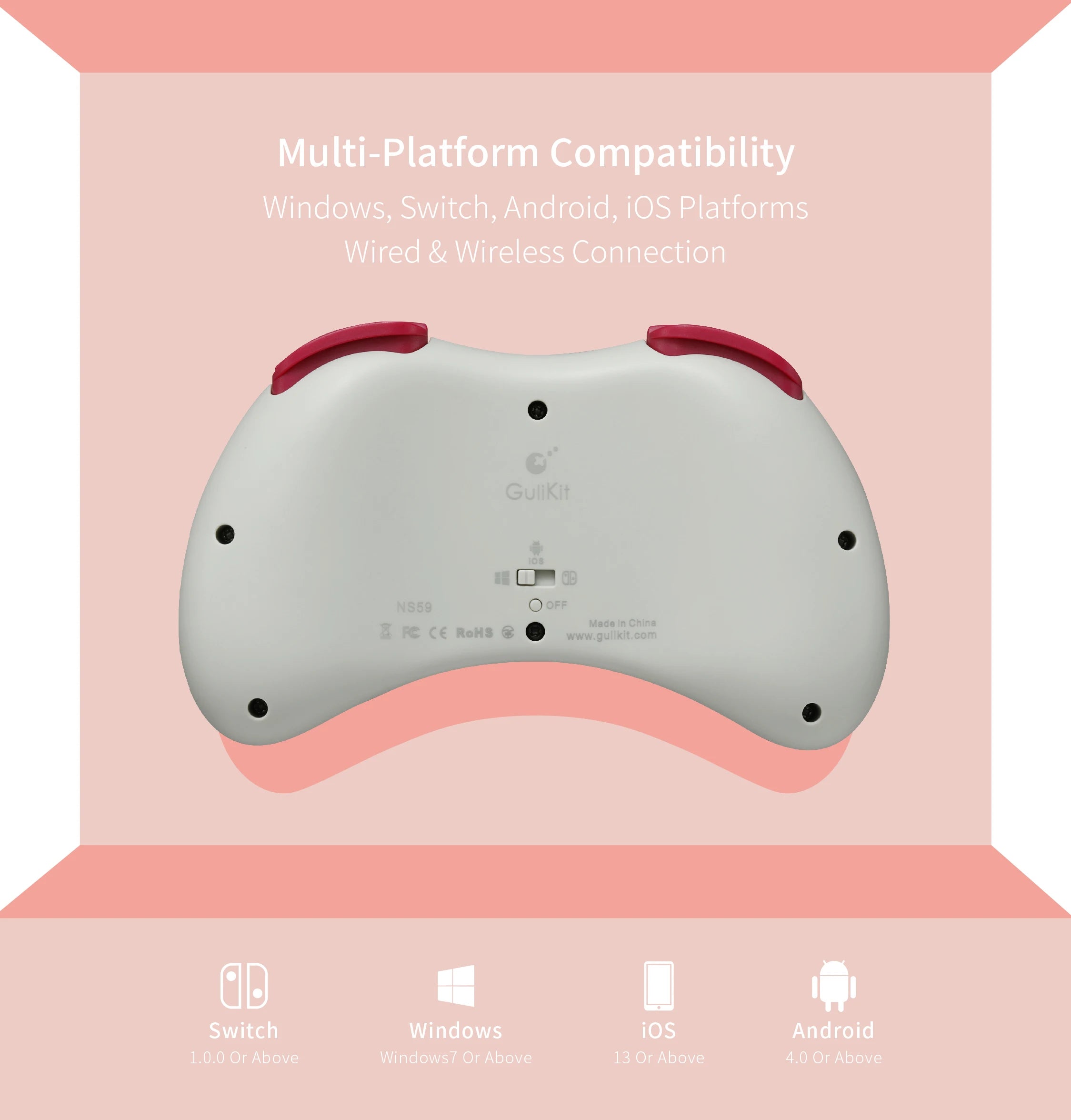 GuliKit Elves 2 Pro Multi-Device Wireless Gamepad