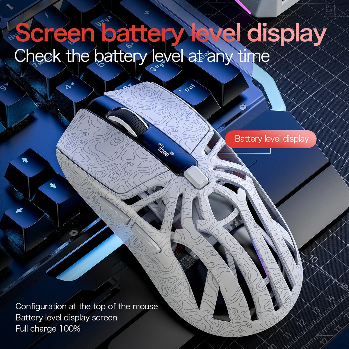 Mailwolf Mouse SMAILWOLF M8 Three-Mode 12000 DPI Mouse – Devicean