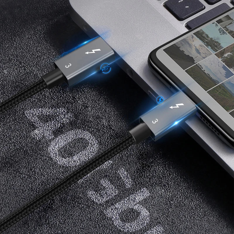 CABLETIME Thunderbolt 3 Fast Charge USB-C Cable