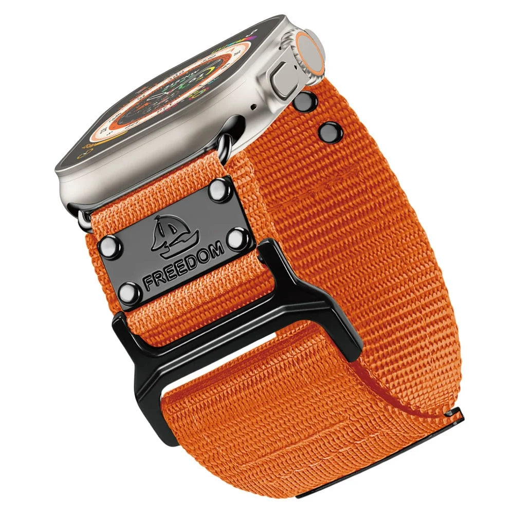 Infinitely Adjustable Woven Nylon Band for Apple Watch