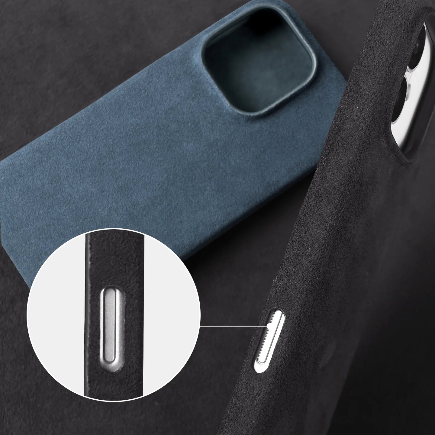 Luxury Alcantara MagSafe Case for iPhone 16 Series