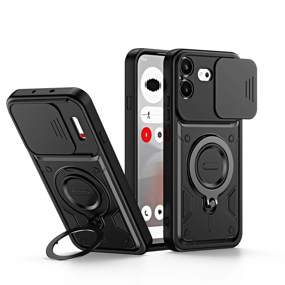 Rugged Shockproof Case with Sliding Camera Lens Cover for Nothing Phone (4b)