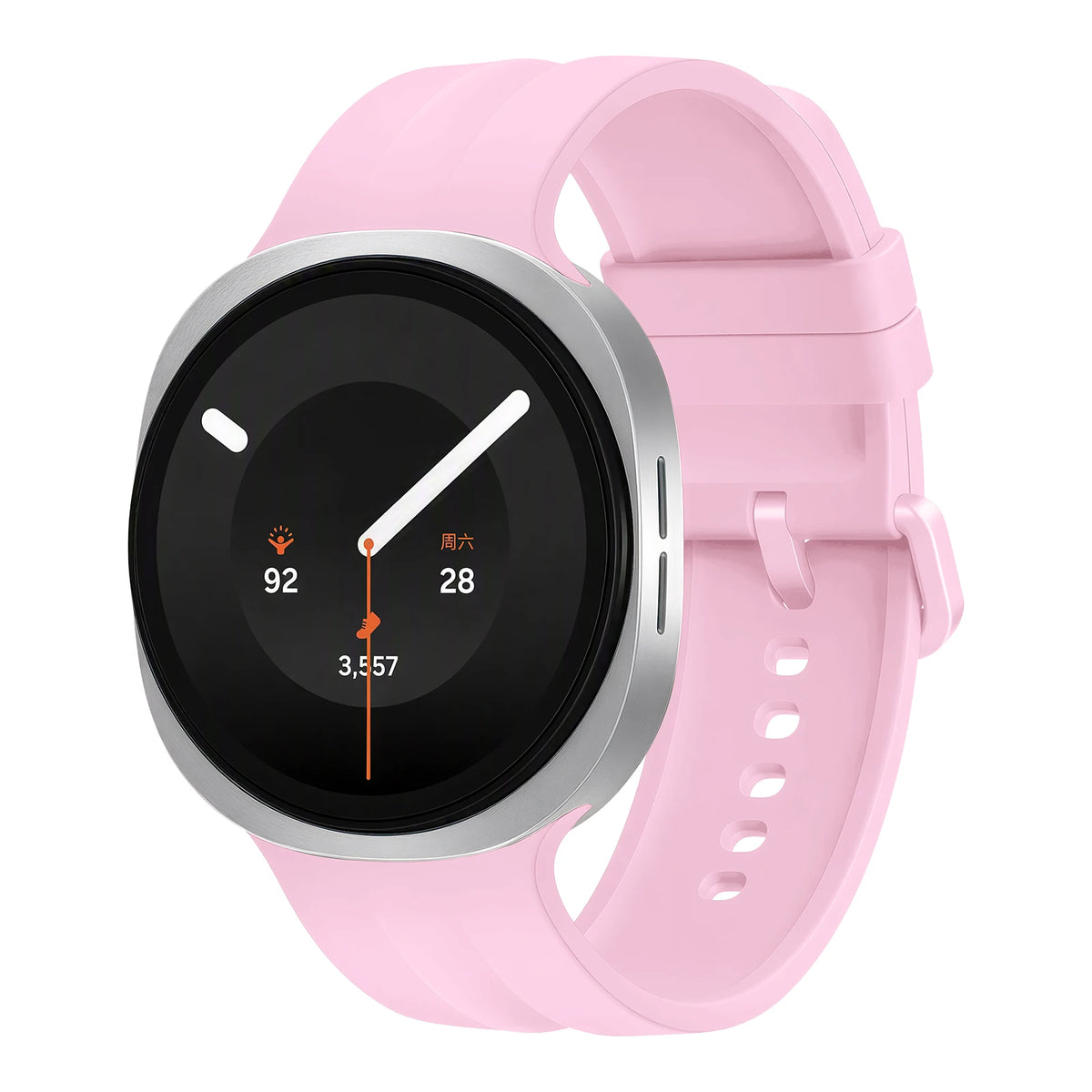 Waterproof Silicone Smartwatch Strap with Perforated Ventilation for Samsung Galaxy Watch 9