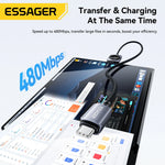 Essager 2-in-1 100W Fast Charging Cable for USB-C & Apple Watch