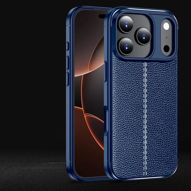 Shockproof Leather & TPU Phone Case for iPhone 17 Series