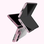 Clear Electroplated Hard PC Case for iPhone Duo