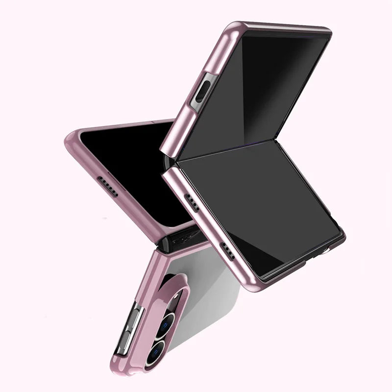 Clear Electroplated Hard PC Case for iPhone Duo