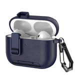 Premium Leather Protective Case with Secure Lock for AirPods Pro 3